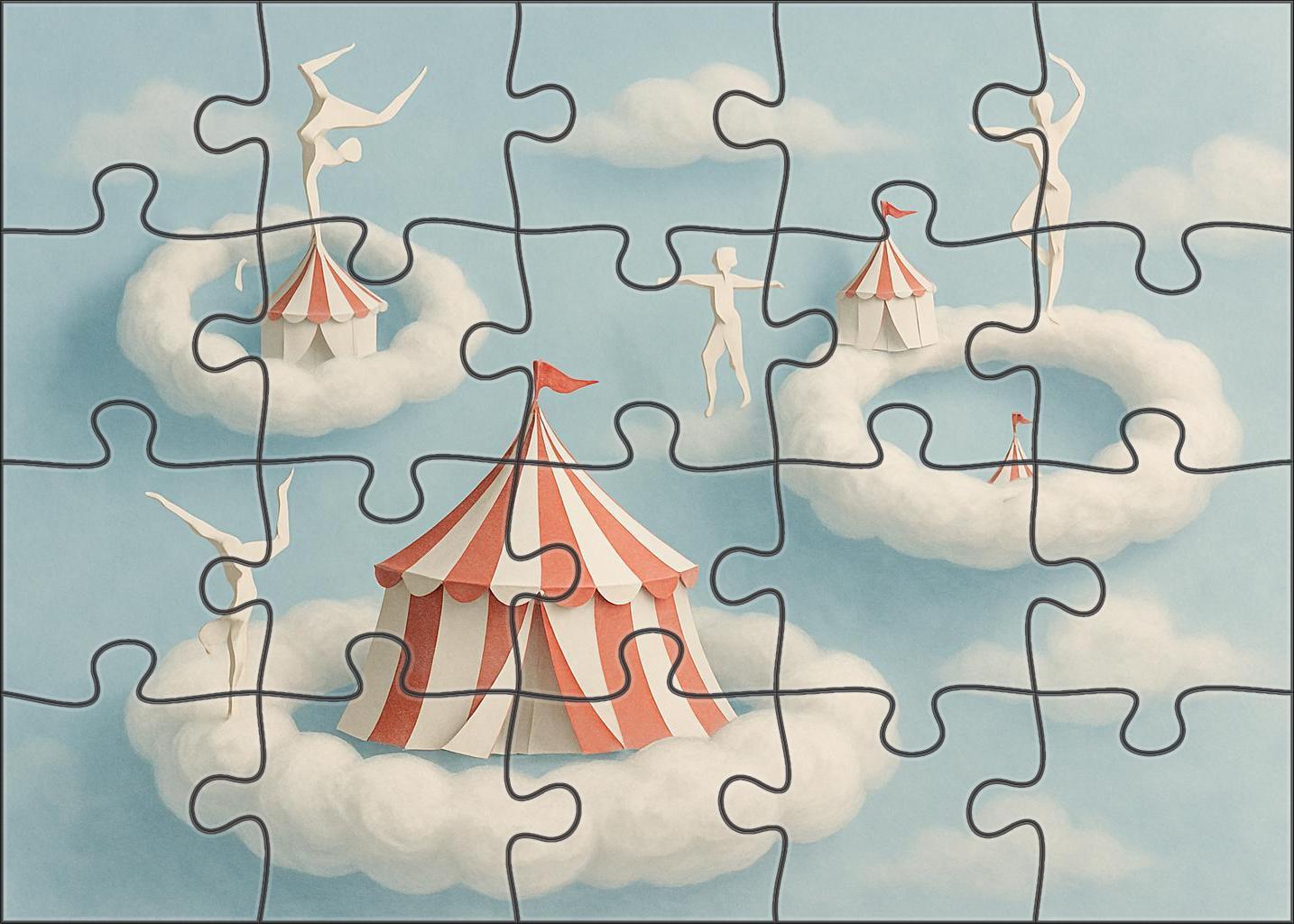 The Paper Circus On Cloud Rings Puzzle Collection