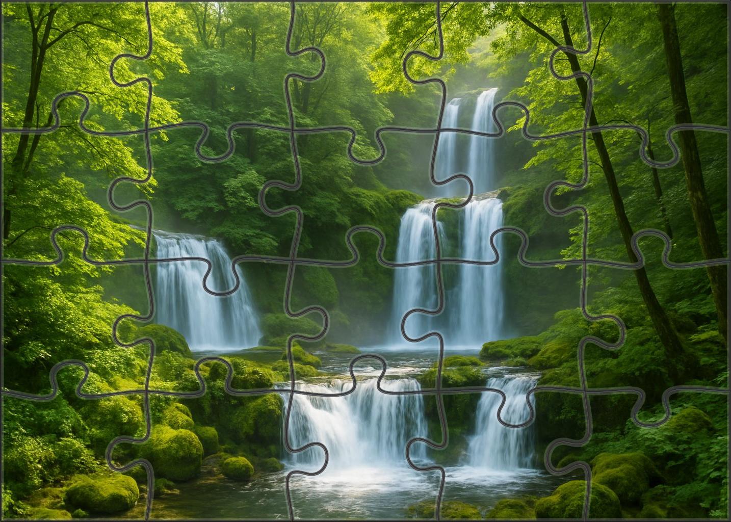 Crystal Falls Grove 300 Piece Puzzle