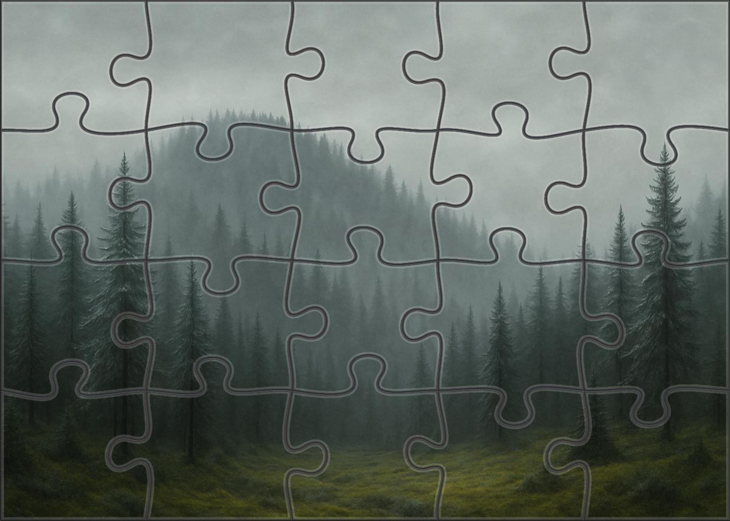 Silver Pine Ridge Puzzle For Adults