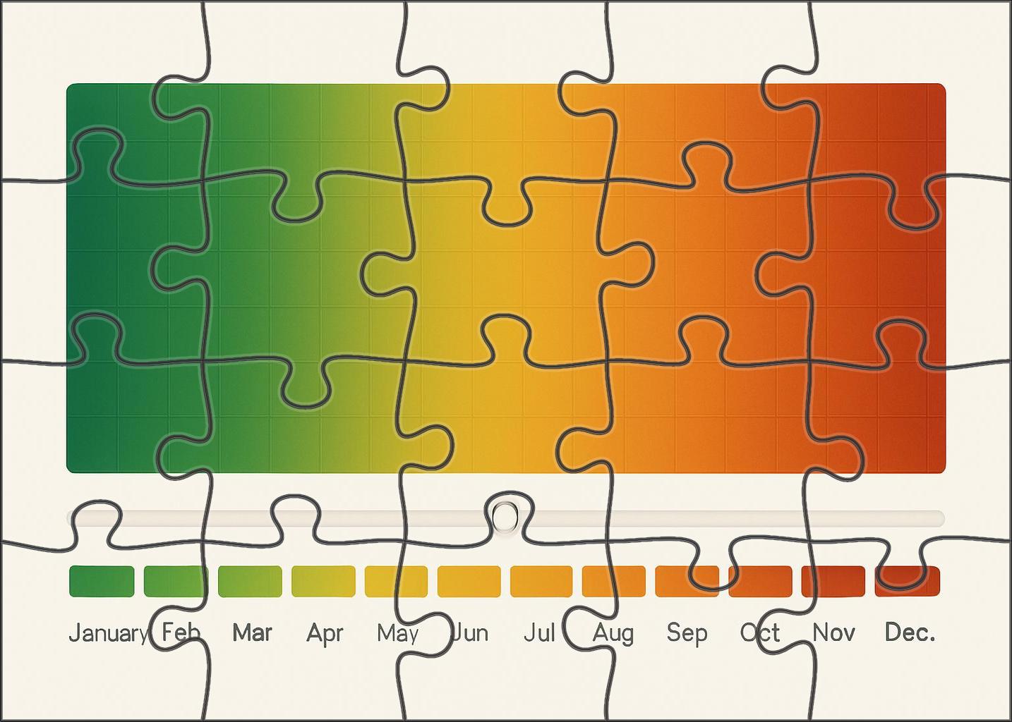 Seasonal Vegetation Dynamics Chart Puzzle For Kids