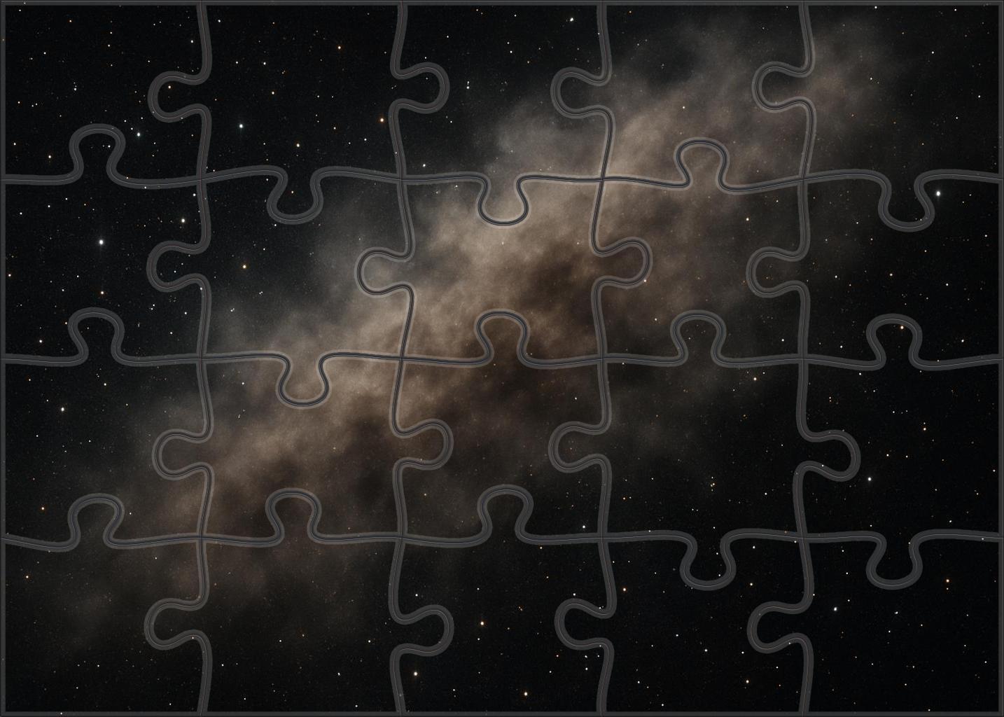 Deep Space Dust Storm Custom Jigsaw Puzzle
