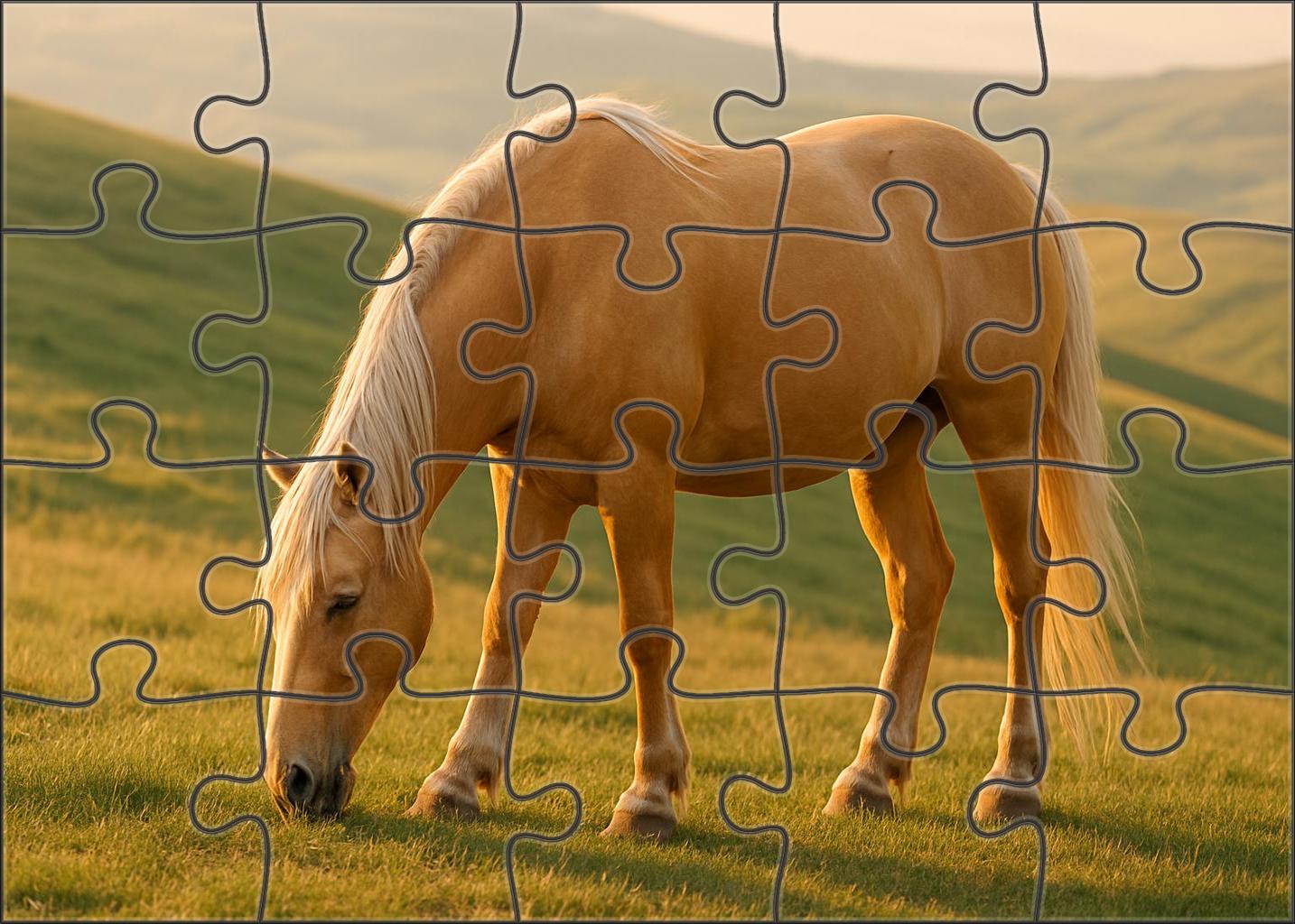 Frostwing Haflinger Mare Challenging Puzzles