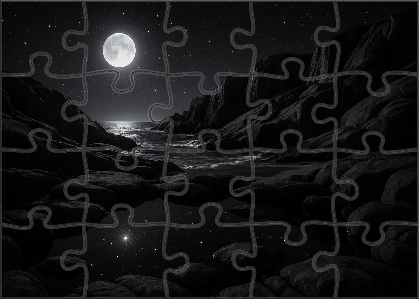 Moonlit Granite Cove 100 Piece Puzzle