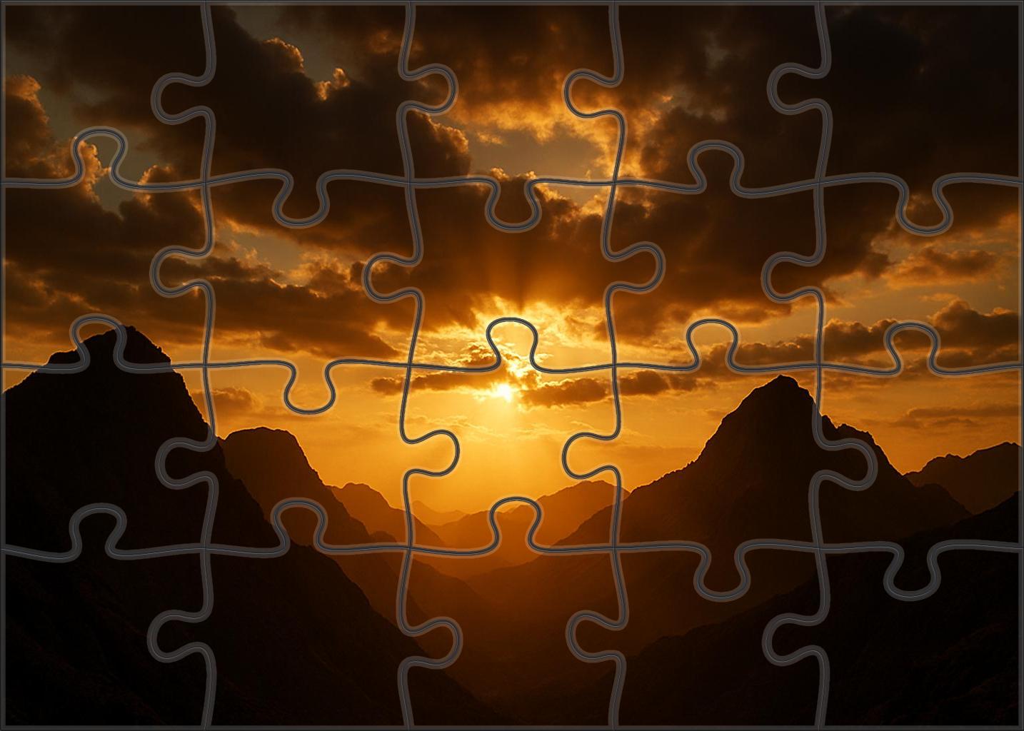 Burnished Gold Embrace 1000 Piece Puzzle