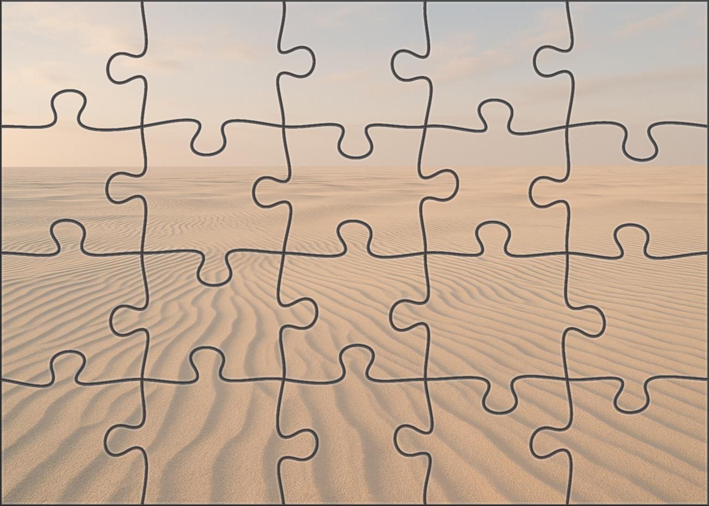 Wind-sculpted Flats Smooth Sands Carved By Steady Breeze Puzzle For Kids