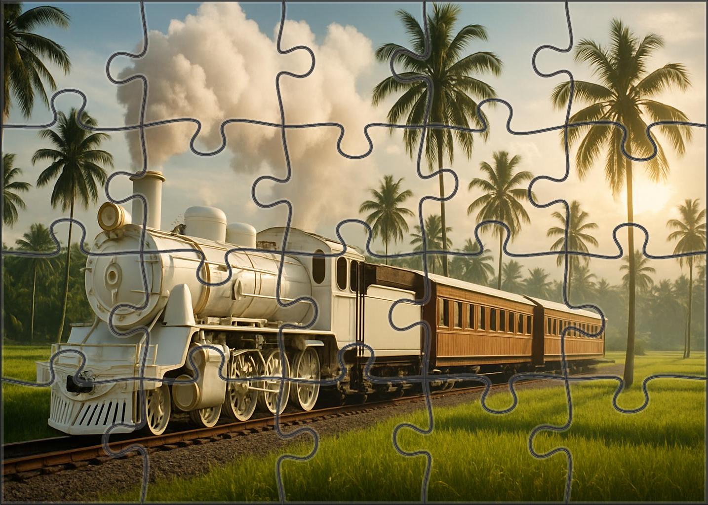 Ivory Coast Heritage Steam Mini Puzzle