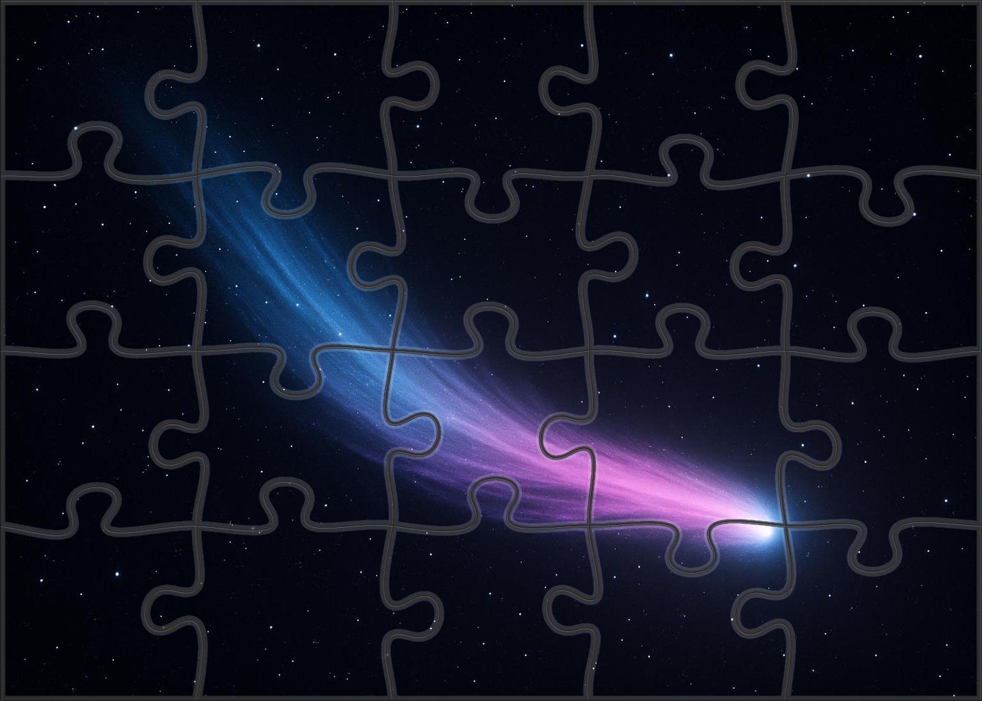 Opalescent Comet Tail Easy Puzzles