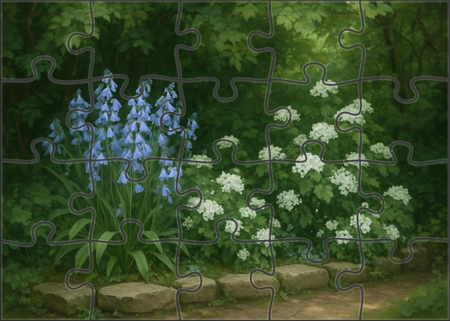 Serene Bluebell Nook Puzzle Challenge