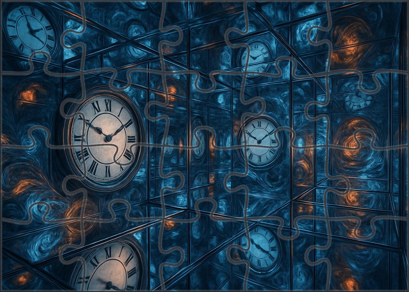 Mirage Of Time's Reflection 500 Piece Puzzle