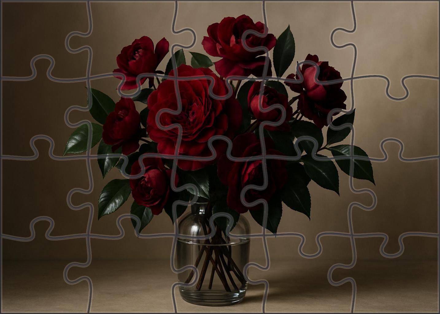 Velvet Twilight Bouquet Family Puzzles