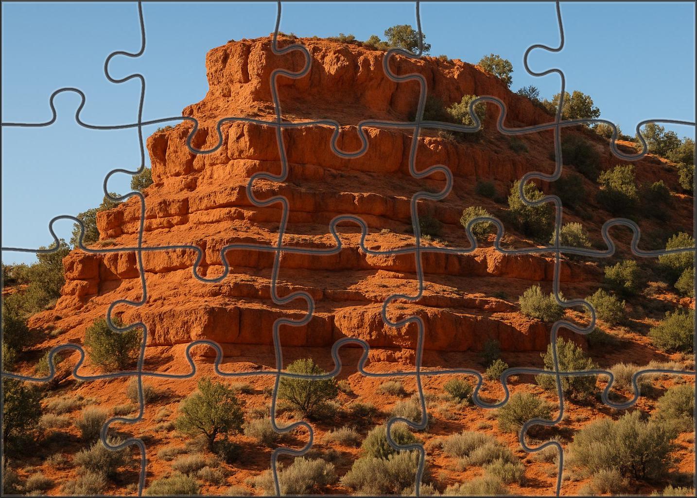 Crimson Bluff Rise 200 Piece Puzzle