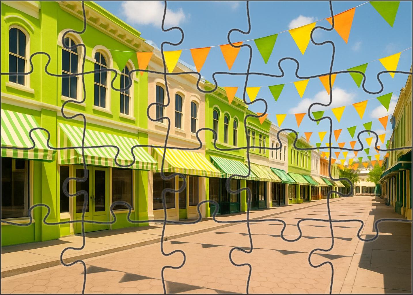 Lime Market Street Family Puzzles