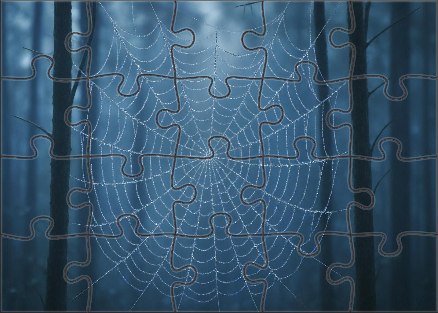 The Gossamer Web Market 200 Piece Puzzle