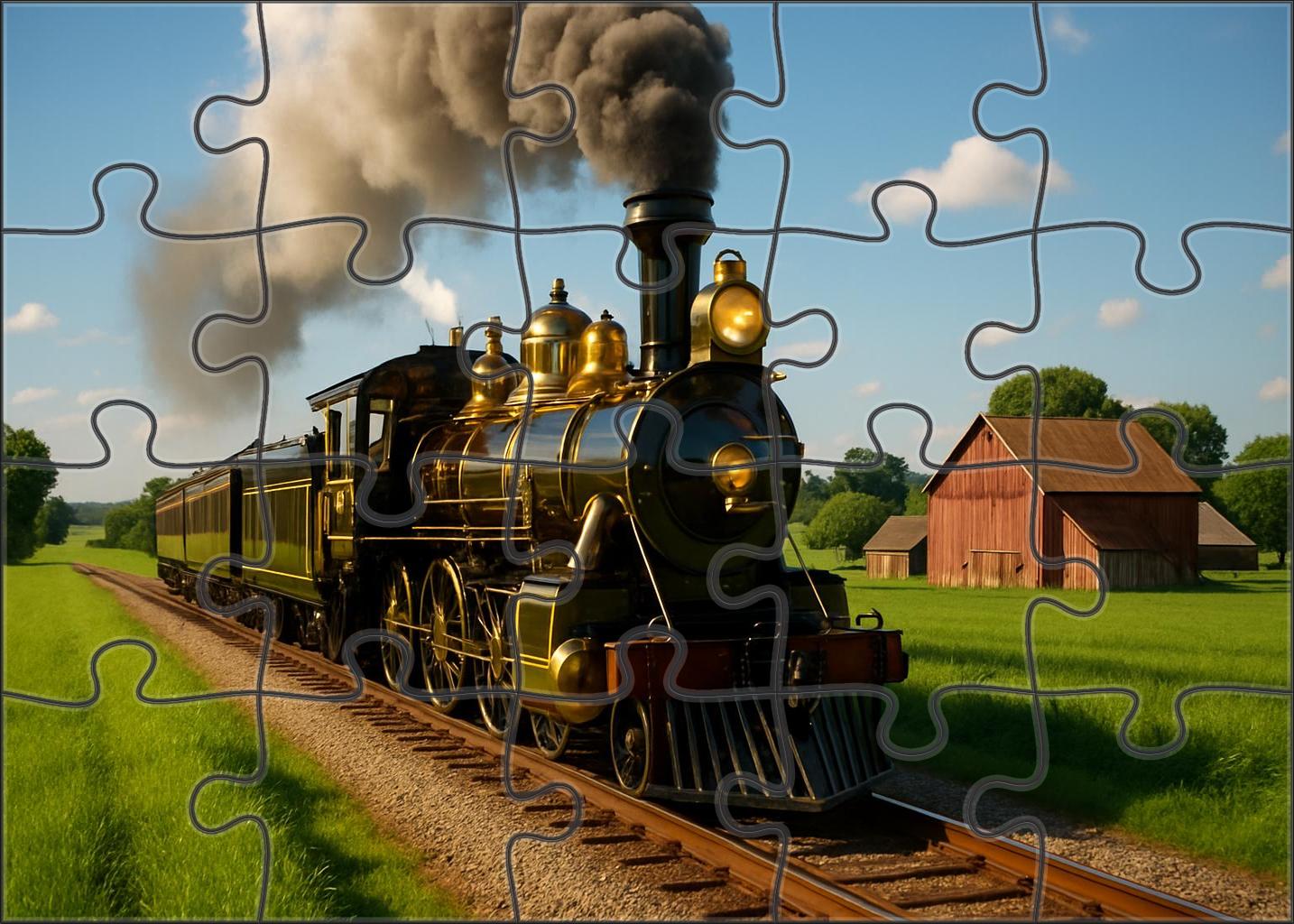 Golden Era Steam Puzzle Fun