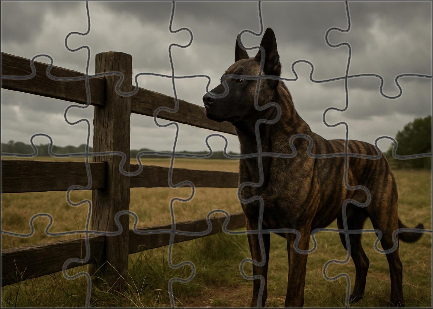Rustic Brindle 20 Piece Puzzle