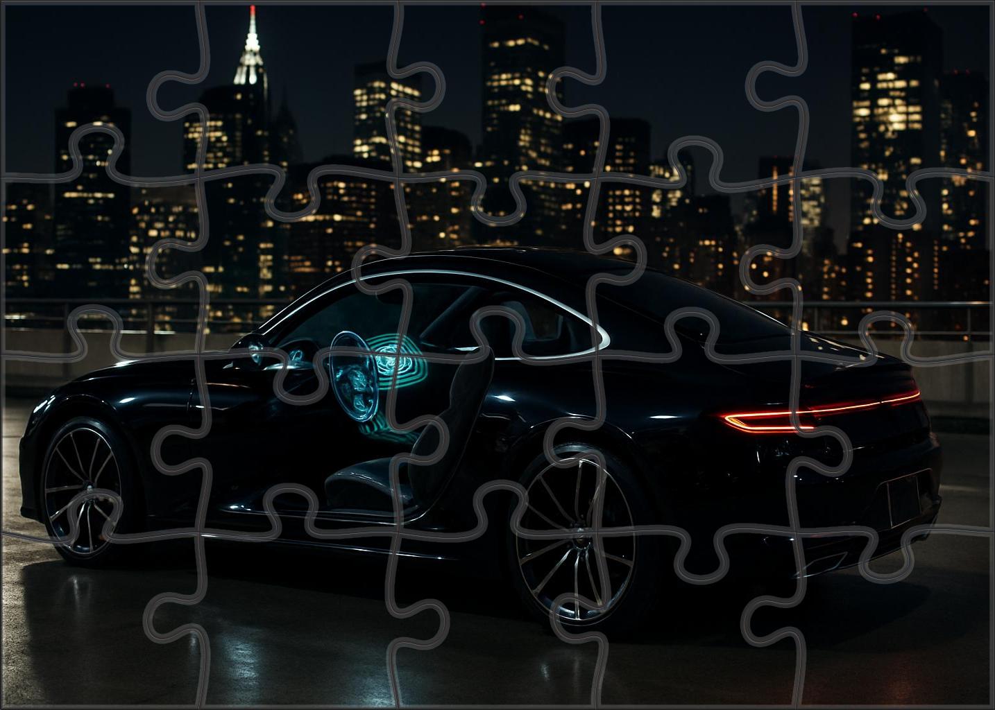 Stratus Phantom Silent Aerodynamic Luxury Coupe Custom Jigsaw Puzzle