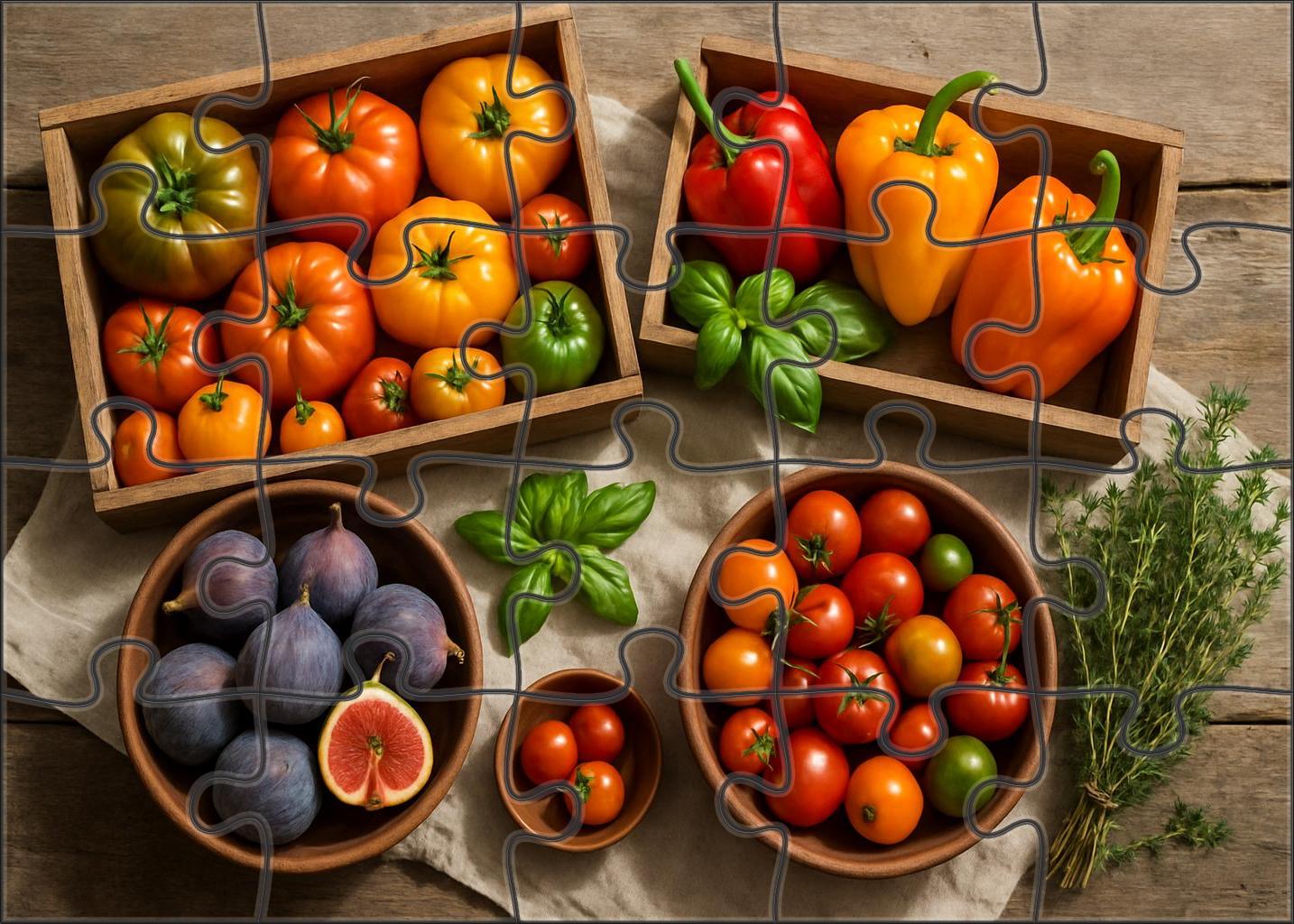 Farmers Market Abundance Puzzle Collection