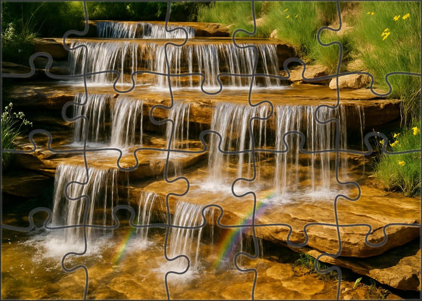 Glass Ribbon Steps Puzzle Collection