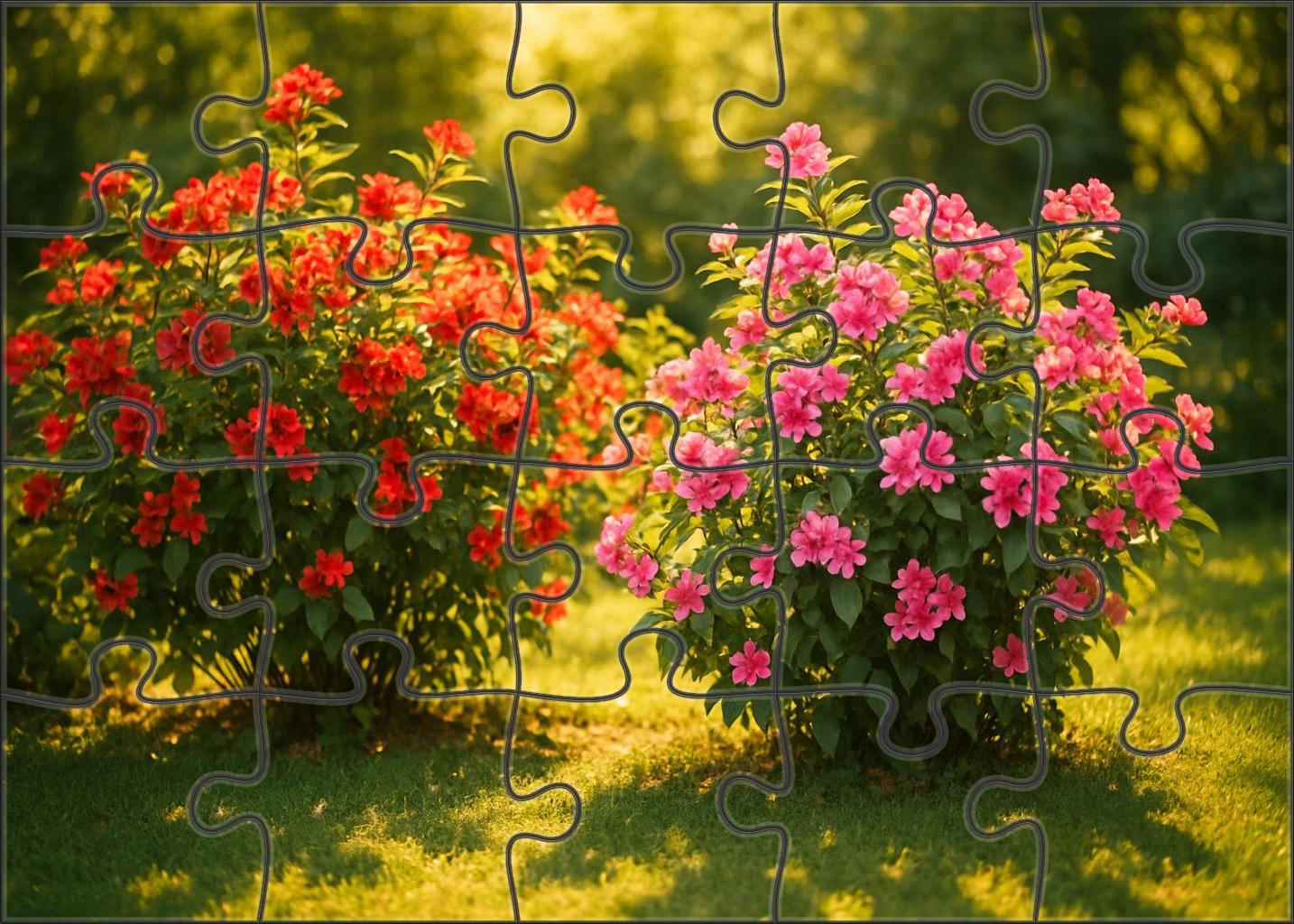 Garden In Spring Light Puzzle For Adults