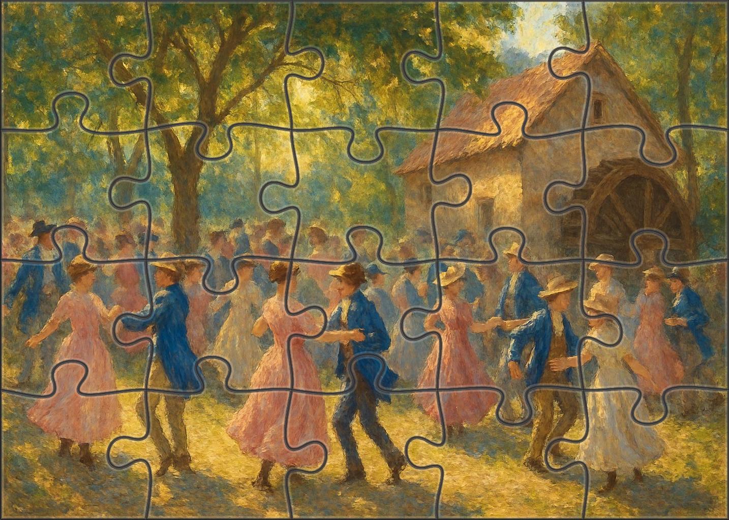 Dance At The Mill Puzzle For Kids