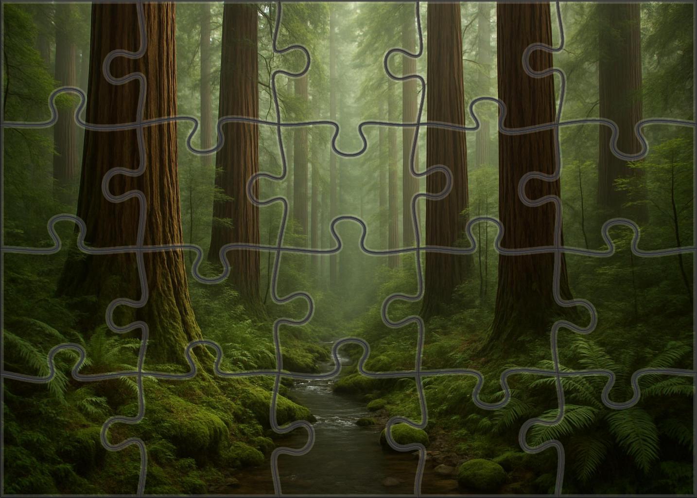 Whispering Redwood Glade 200 Piece Puzzle