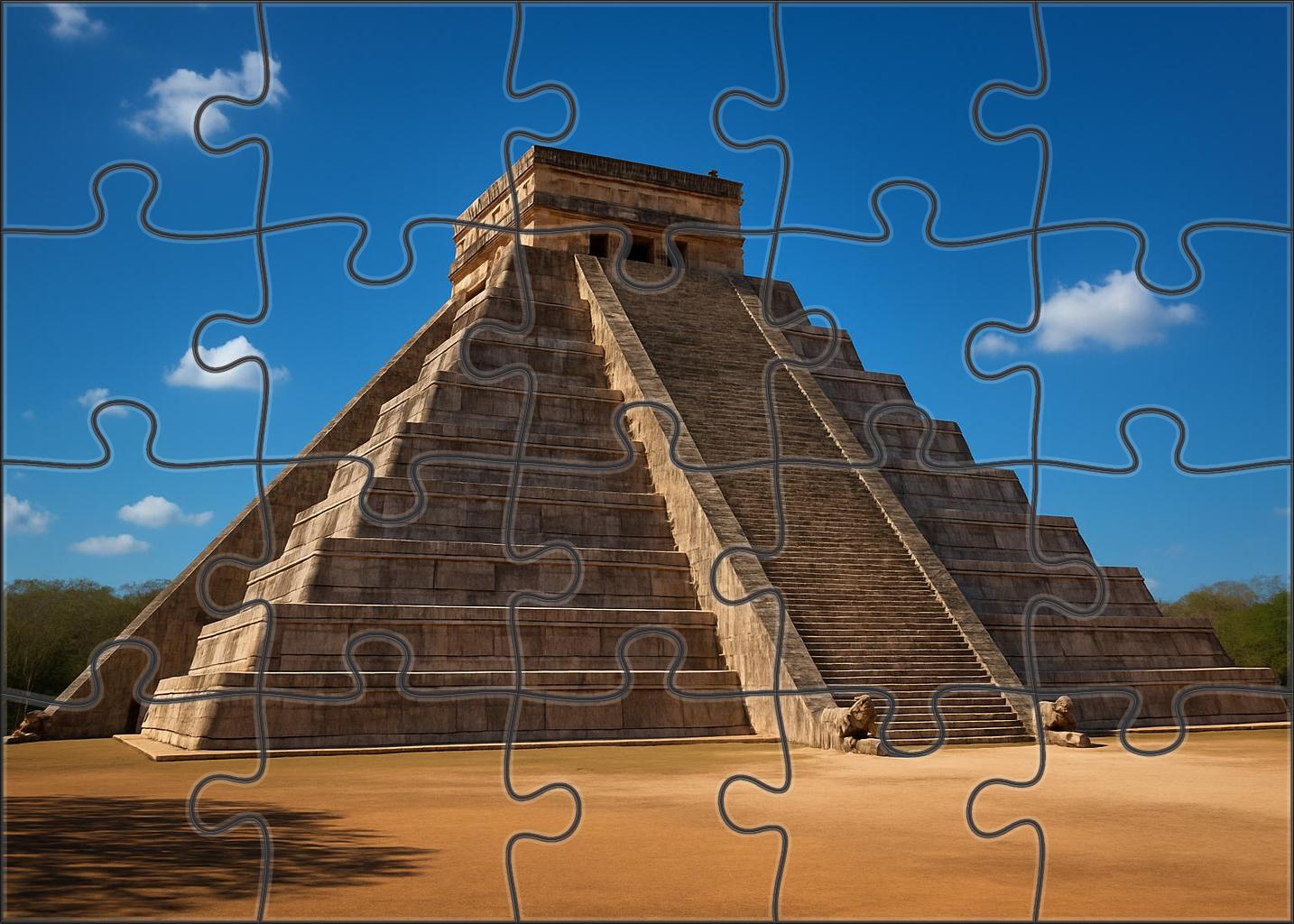 Chichen Itza Pyramid Located In Yucatn Mexico Recognized By 7510 Globally As A Pinnacle Of Mayan Architectural And Astronomical Genius Large Format Puzzle