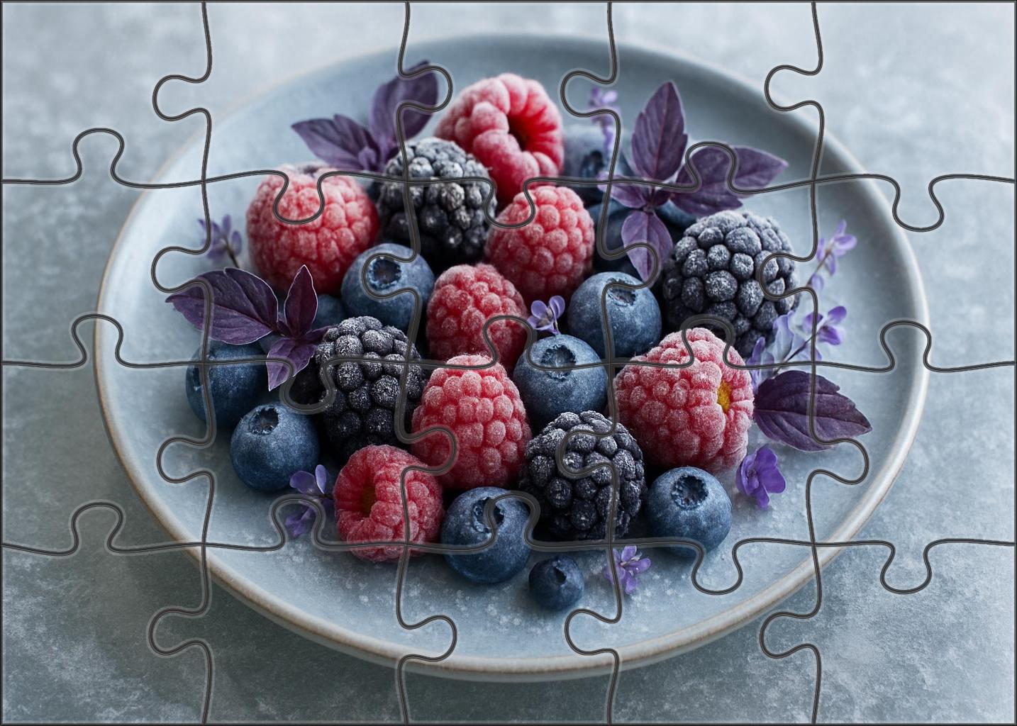 Frozen Berry Garden Palette Puzzle Challenge