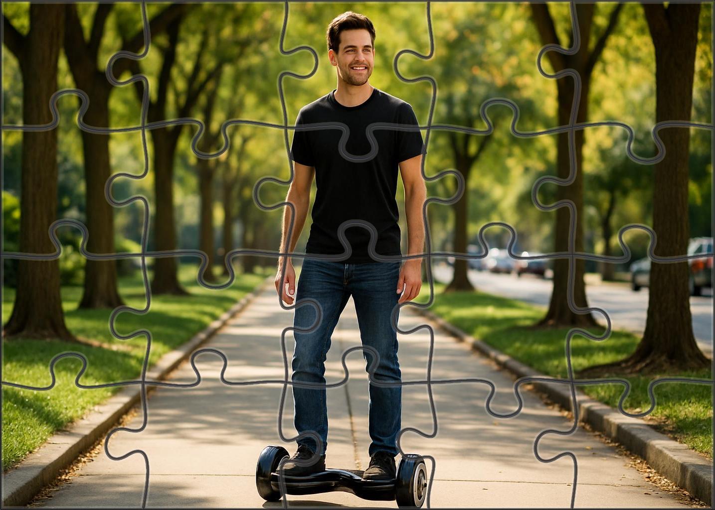 Electric Personal Hoverboard Puzzle For Kids