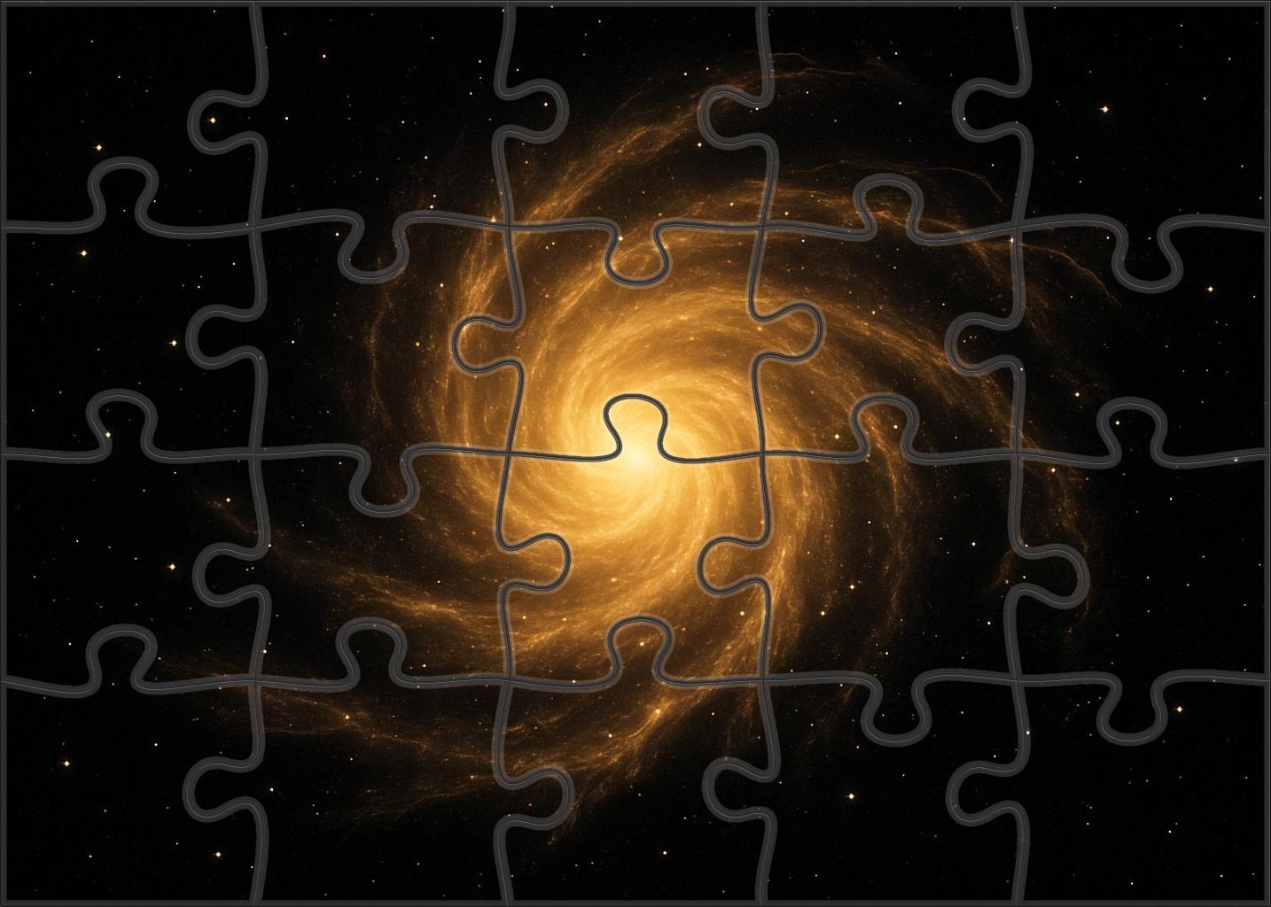 Golden Spiral Nebula 100 Piece Puzzle