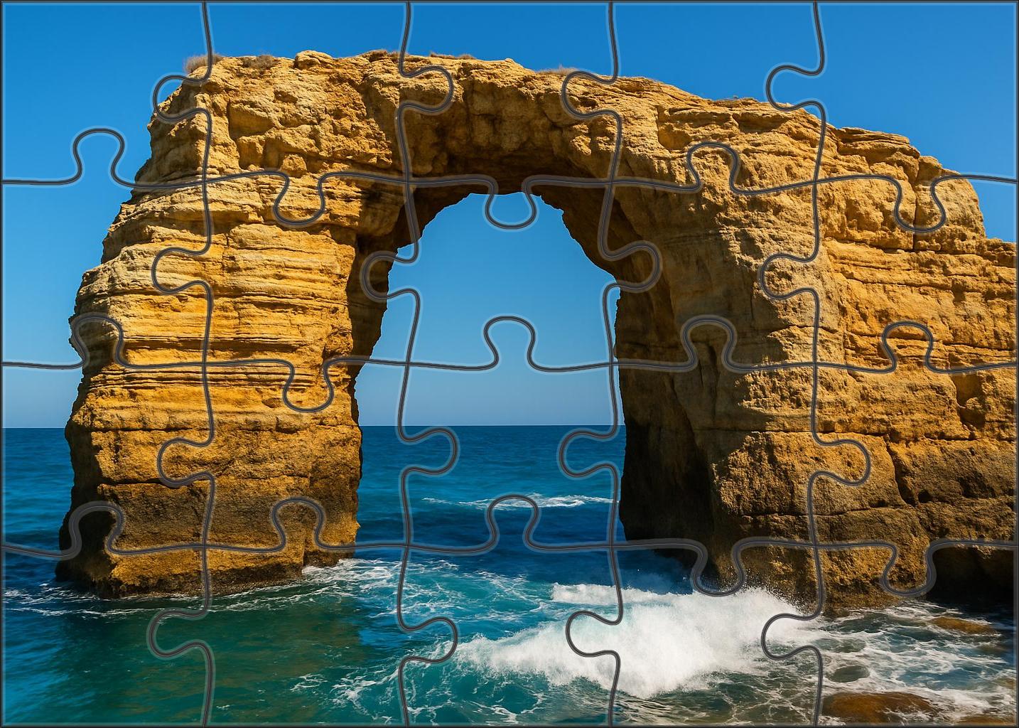 Rocky Coastal Arch 1000 Piece Puzzle