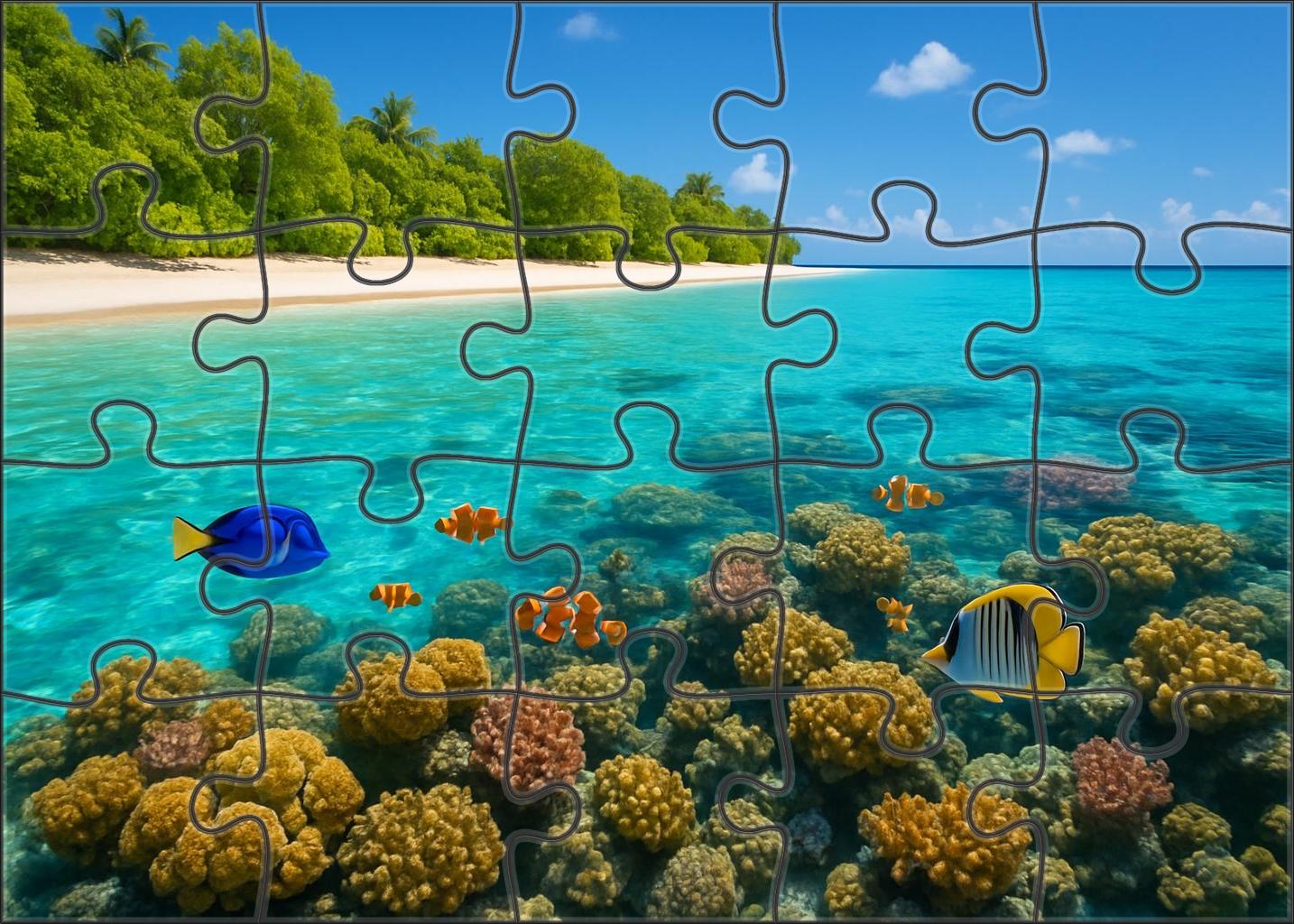 Crystal Bay Reefs Large Format Puzzle