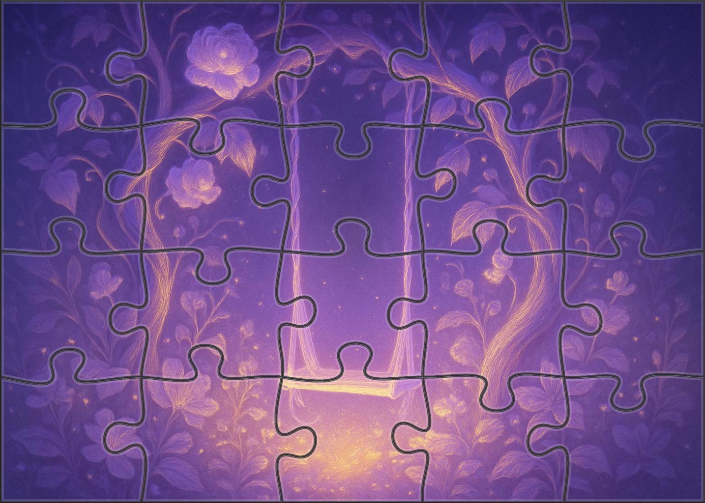 Dreamweavers Garden Swing 500 Piece Puzzle