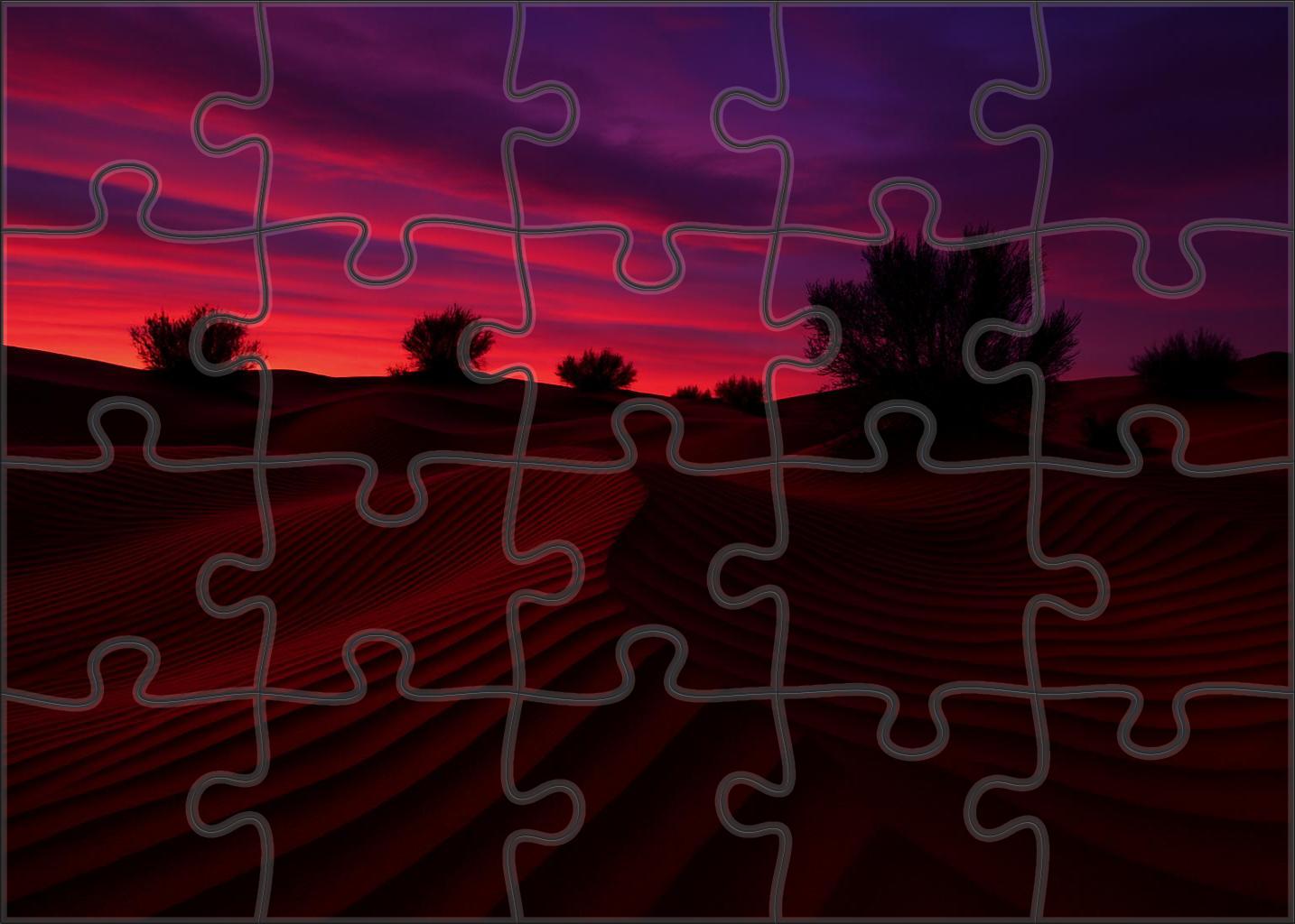 Crimson Desert Dusk 20 Piece Puzzle