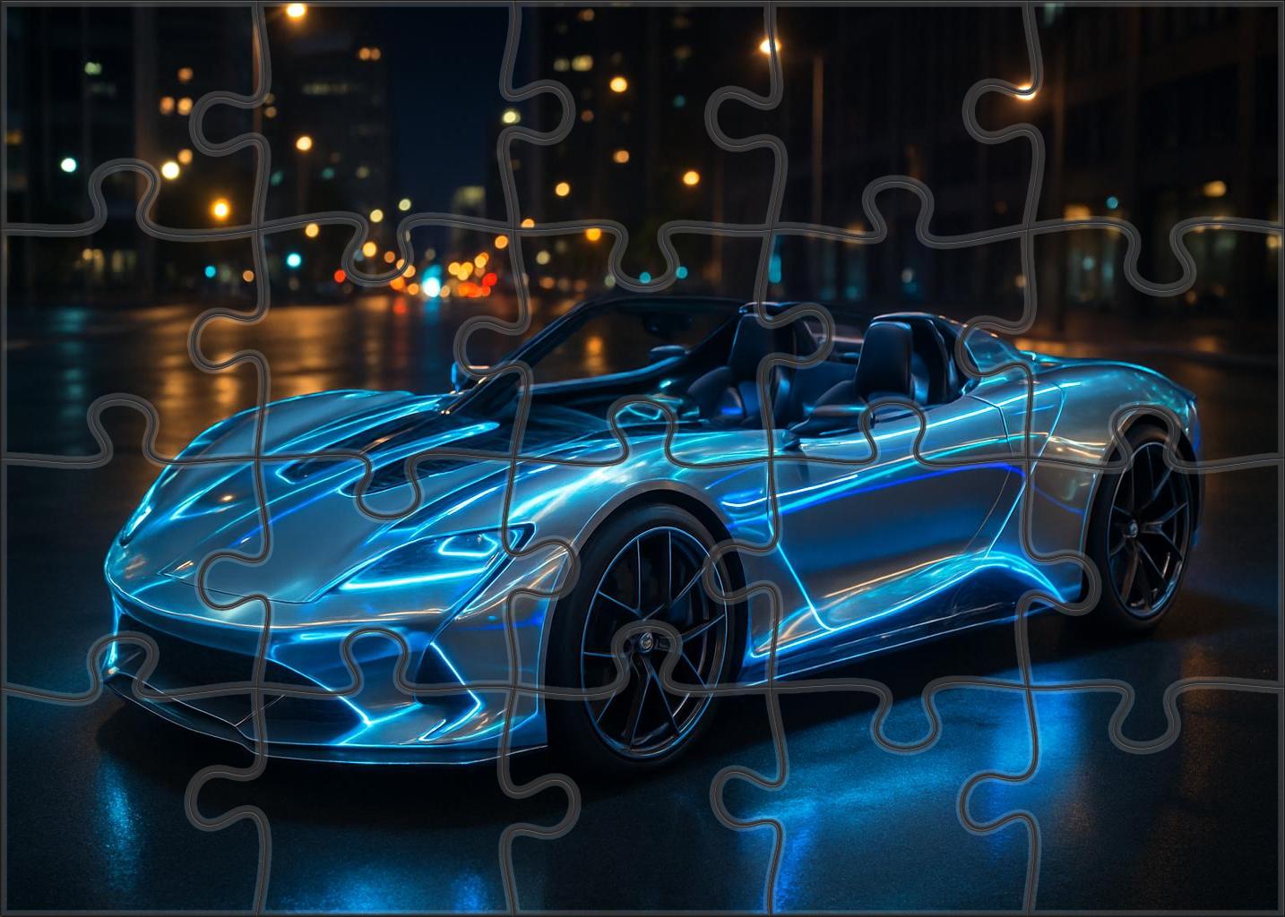 Celeste Mirage Roadster Ethereal Lightweight Electric Speedster Puzzle For Kids