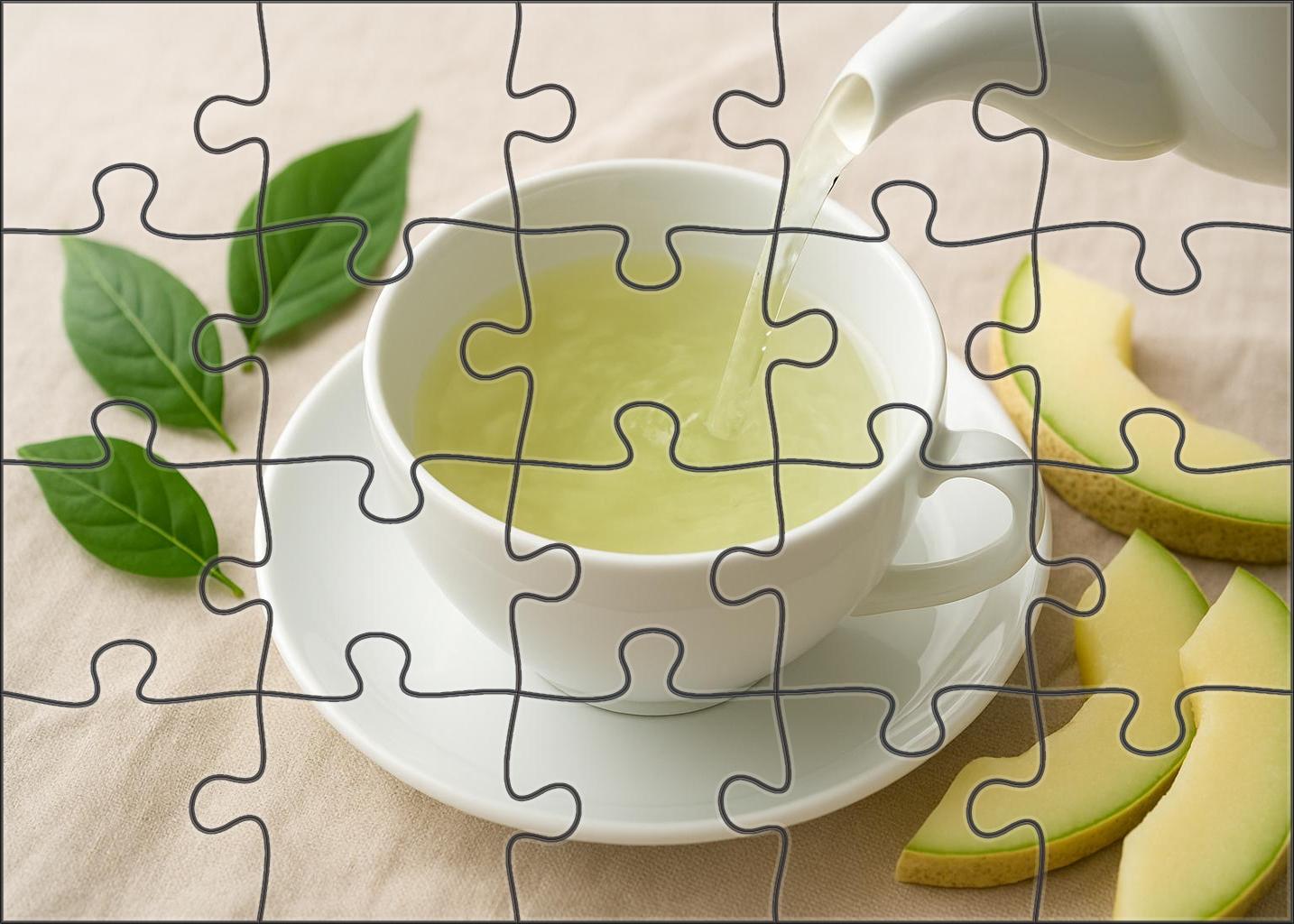 Honeydew Meadow Green 100 Piece Puzzle