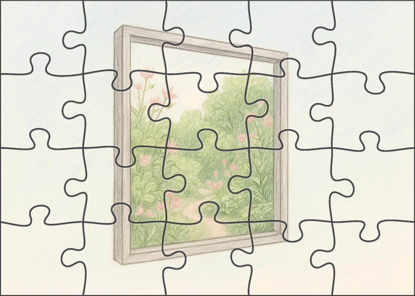 Whimsical Window Gardens 200 Piece Puzzle