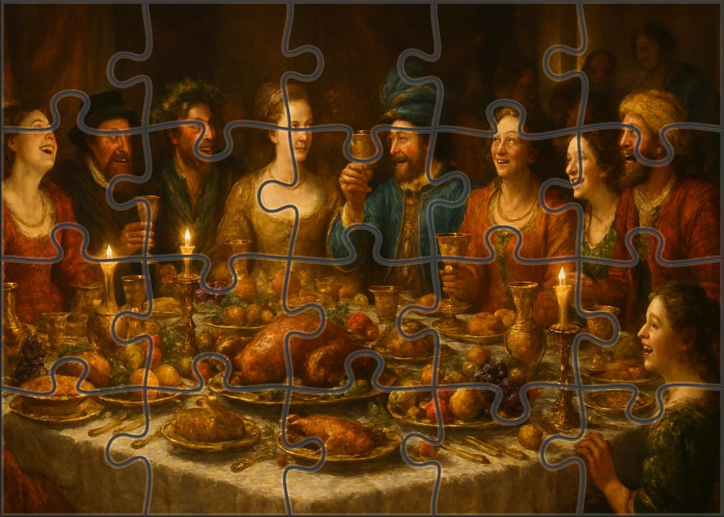 Feast Of Revelry Unique Puzzle Design