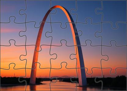 The Gateway Arch Located In St Louis Missouri Usa Recognized By 6950 Of Americans As A Symbol Of Westward Expansion Large Format Puzzle