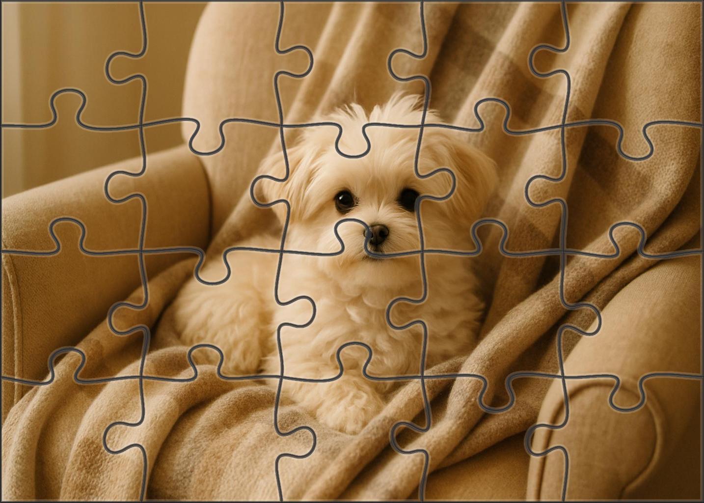 Cream Whisper Family Puzzles