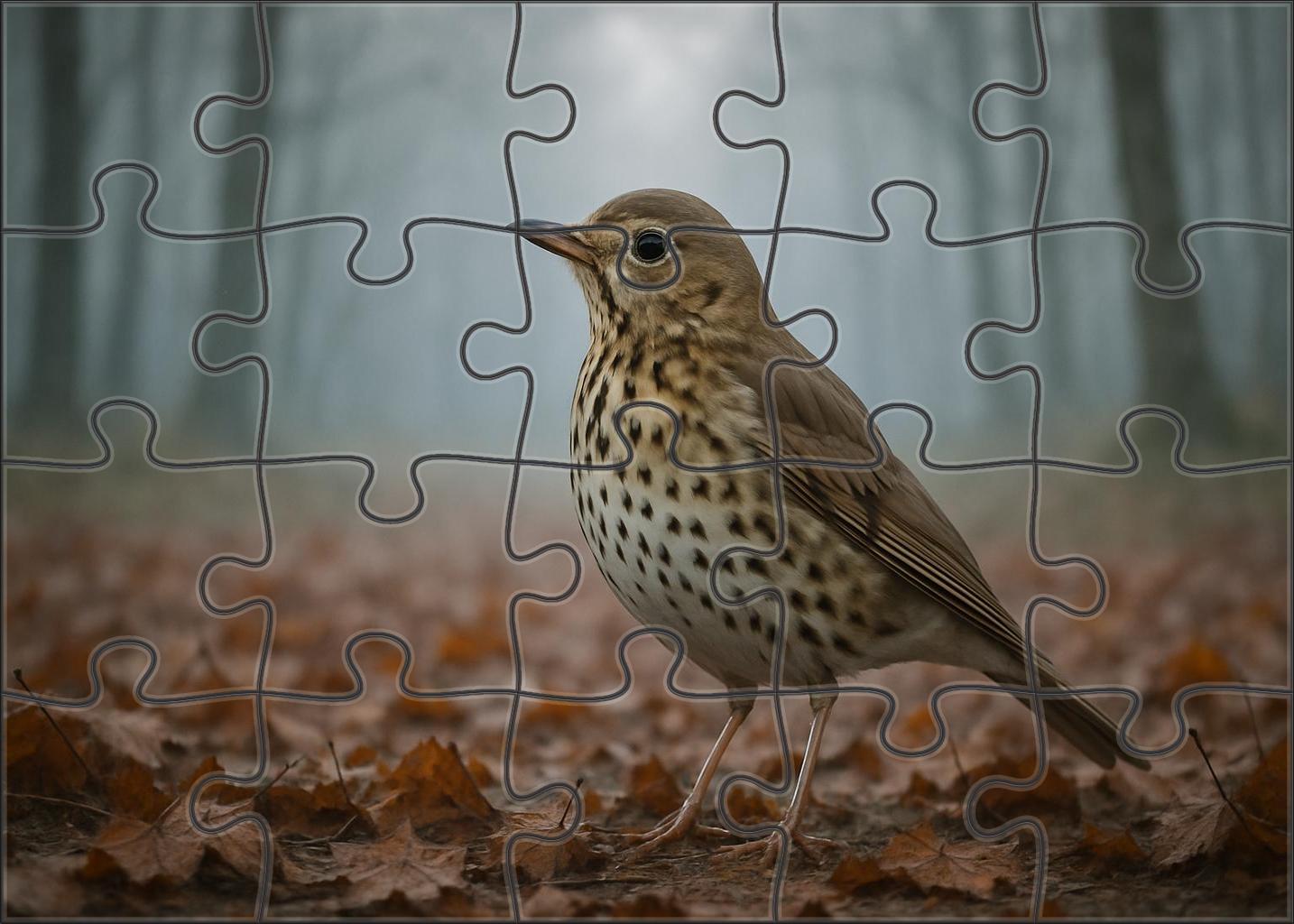 Dusky Thrush Winter Song Specialist Challenging Puzzles