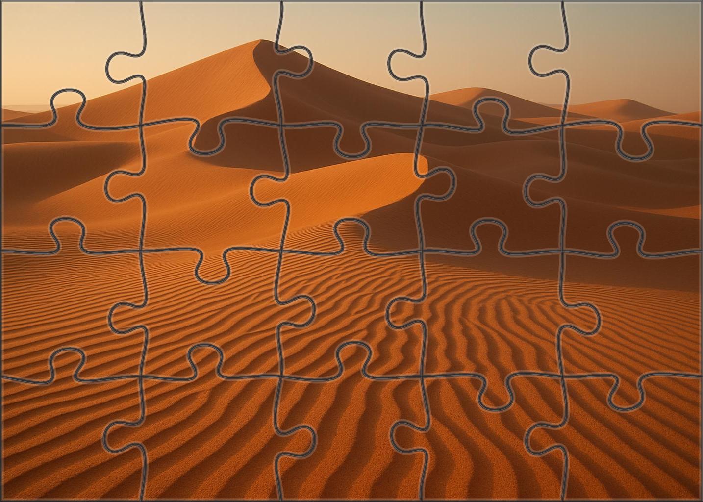 Whispering Amber Ridge Wind-sculpted Dunes At Sunrise Puzzle For Adults