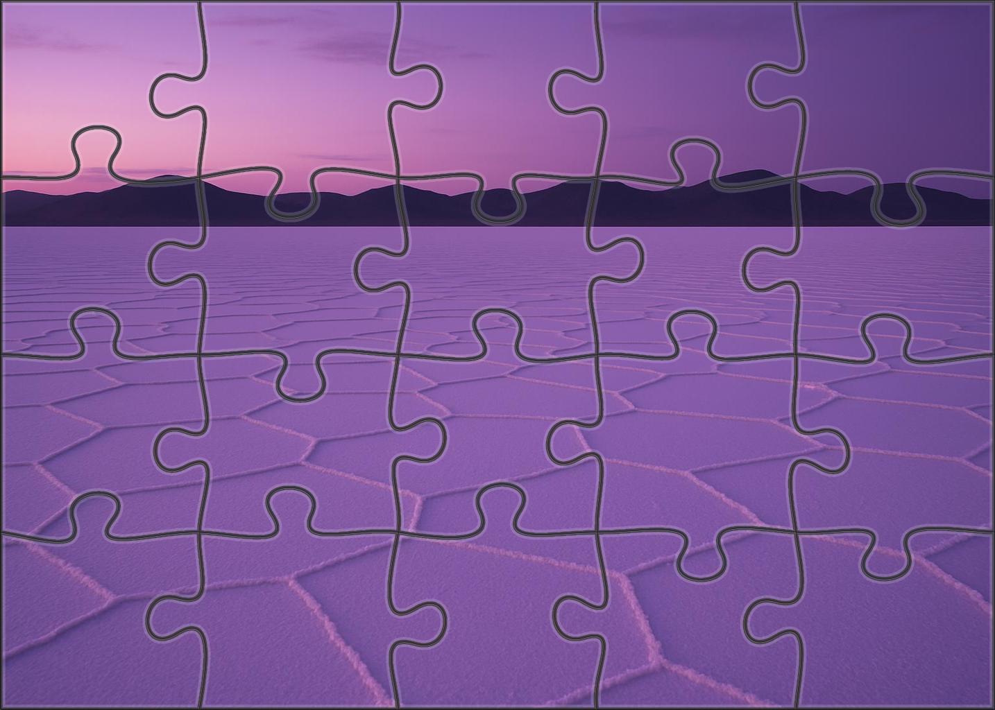 Twilight Salt Flats 1000 Piece Puzzle