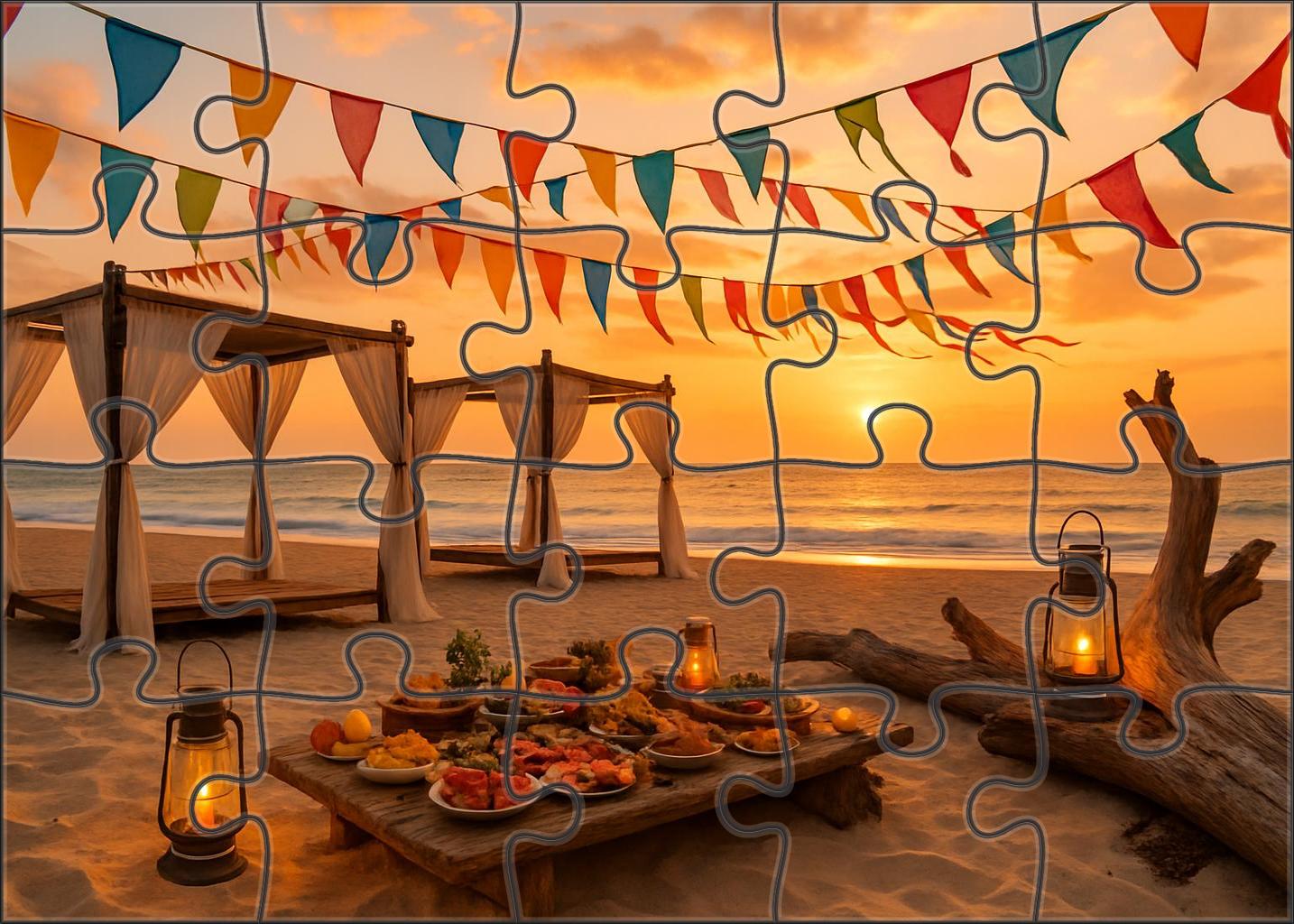 Summer Seaside Jubilee 300 Piece Puzzle