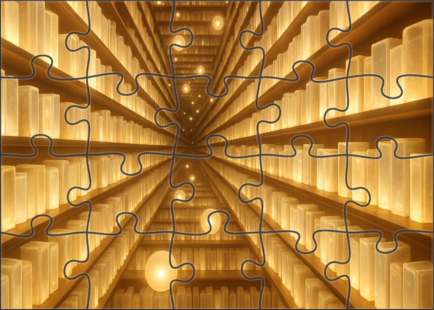 Library Of Endless Reflections Puzzle Challenge