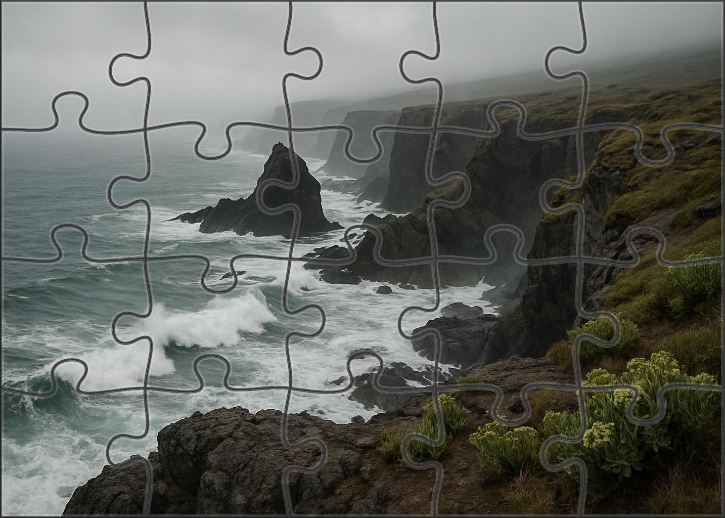 Ocean Mist Point Large Format Puzzle