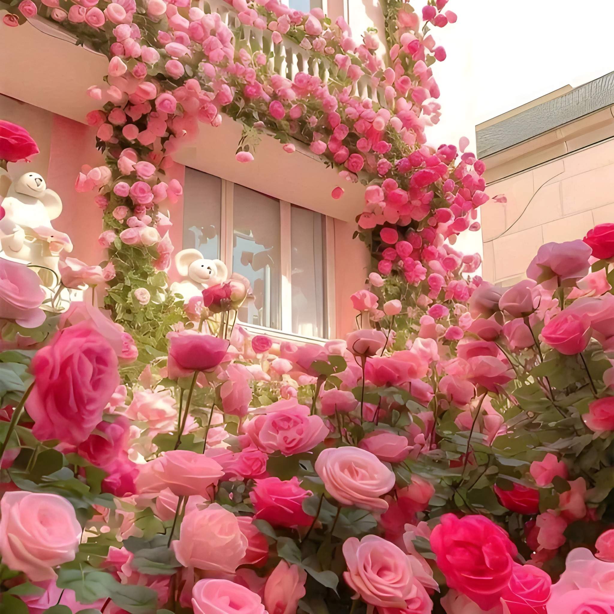 200 Climbing Rose Plant Four Seasons Blooming Flower Seeds