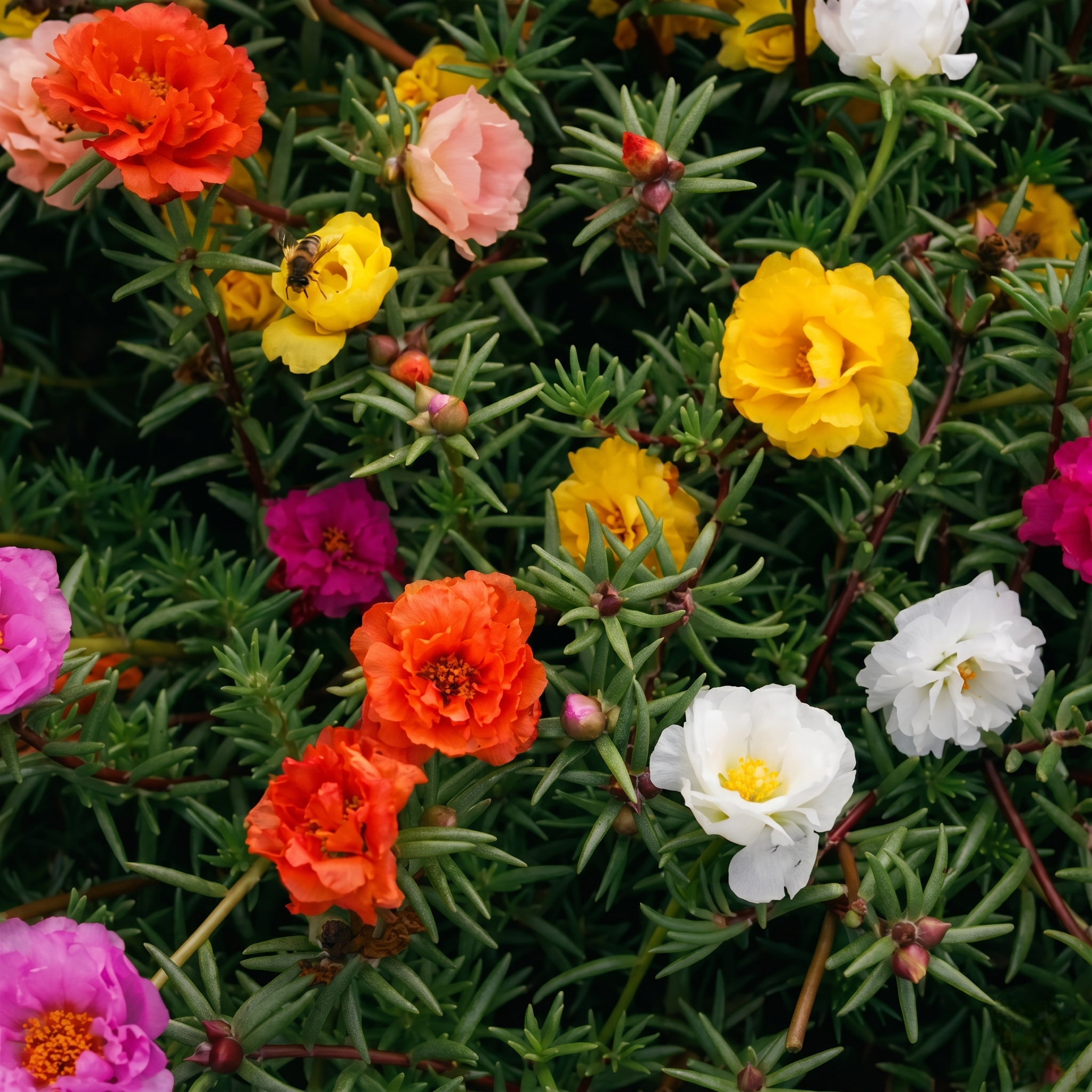 200 Mixed Purslane Moss Rose Seeds