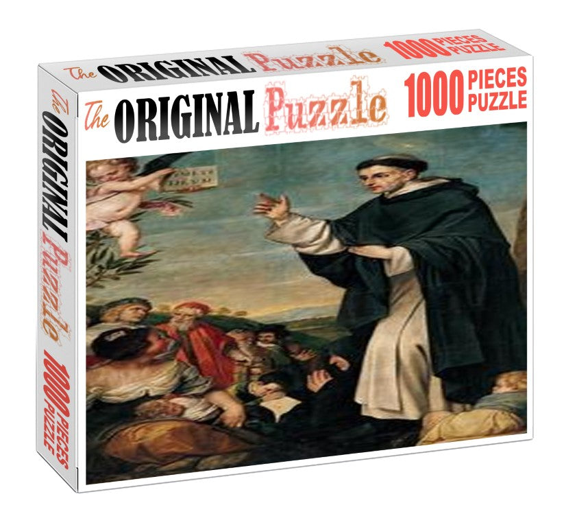 Augustin Preaching is Wooden 1000 Piece Jigsaw Puzzle Toy For Adults and Kids puzzle