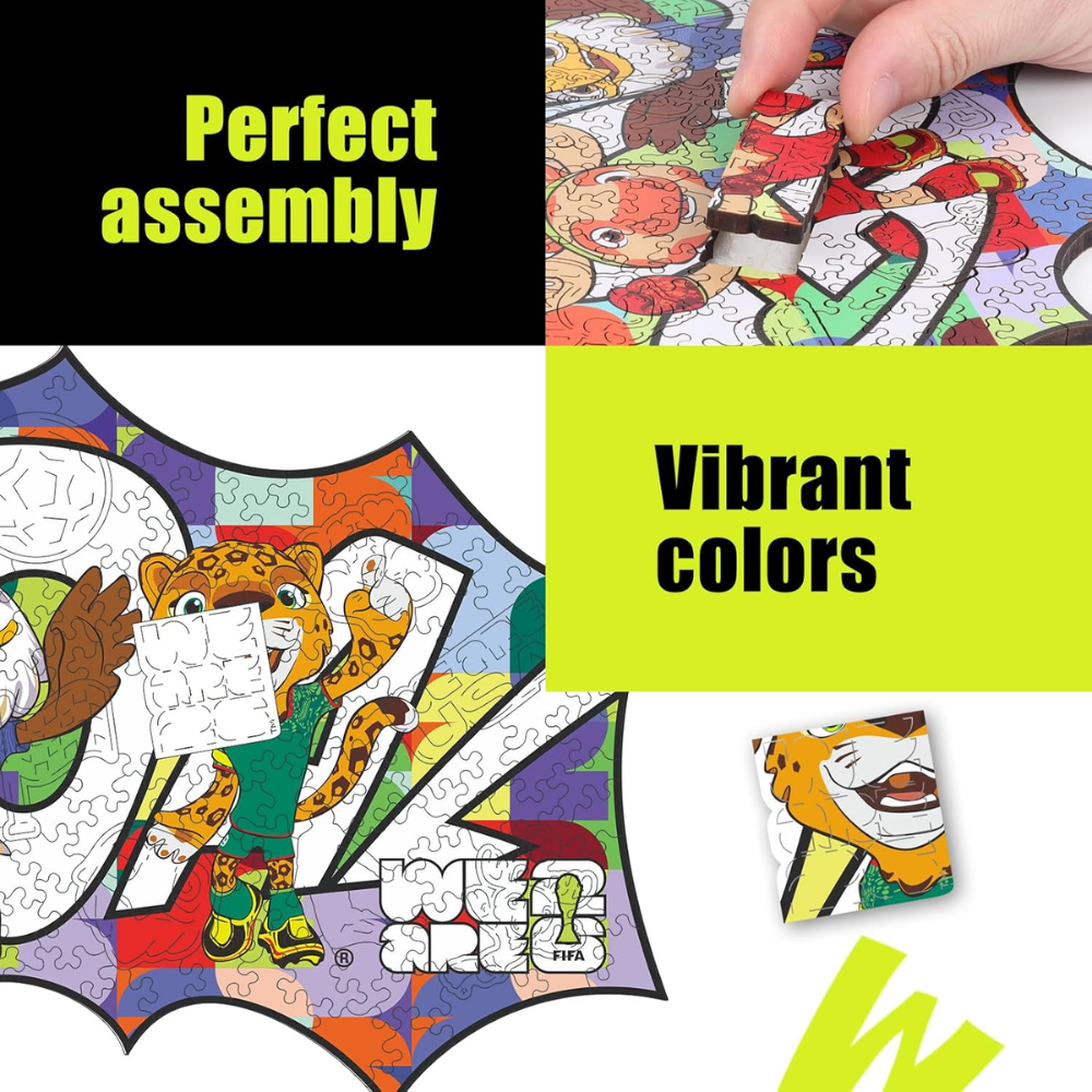 FIFA World Cup 2026 Wooden Jigsaw Puzzle Pack Of 200 Pieces