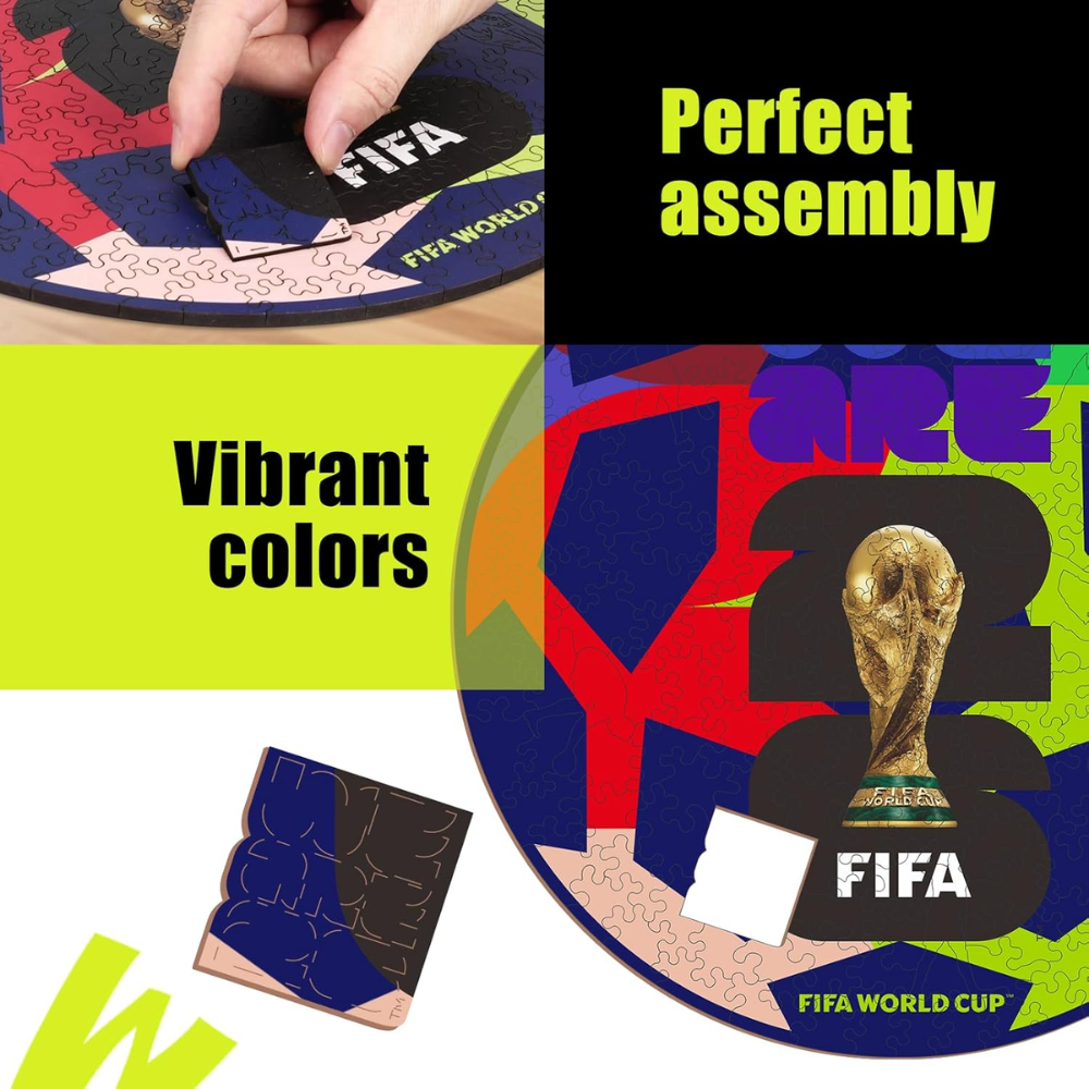 Pack Of 200 Fifa 2026 World Cup Wooden Puzzle For Adults 